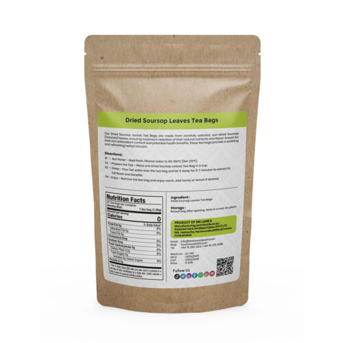 Dried Soursop Leaves Tea Bags - Image 2